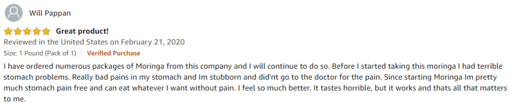free from oxalates feedback