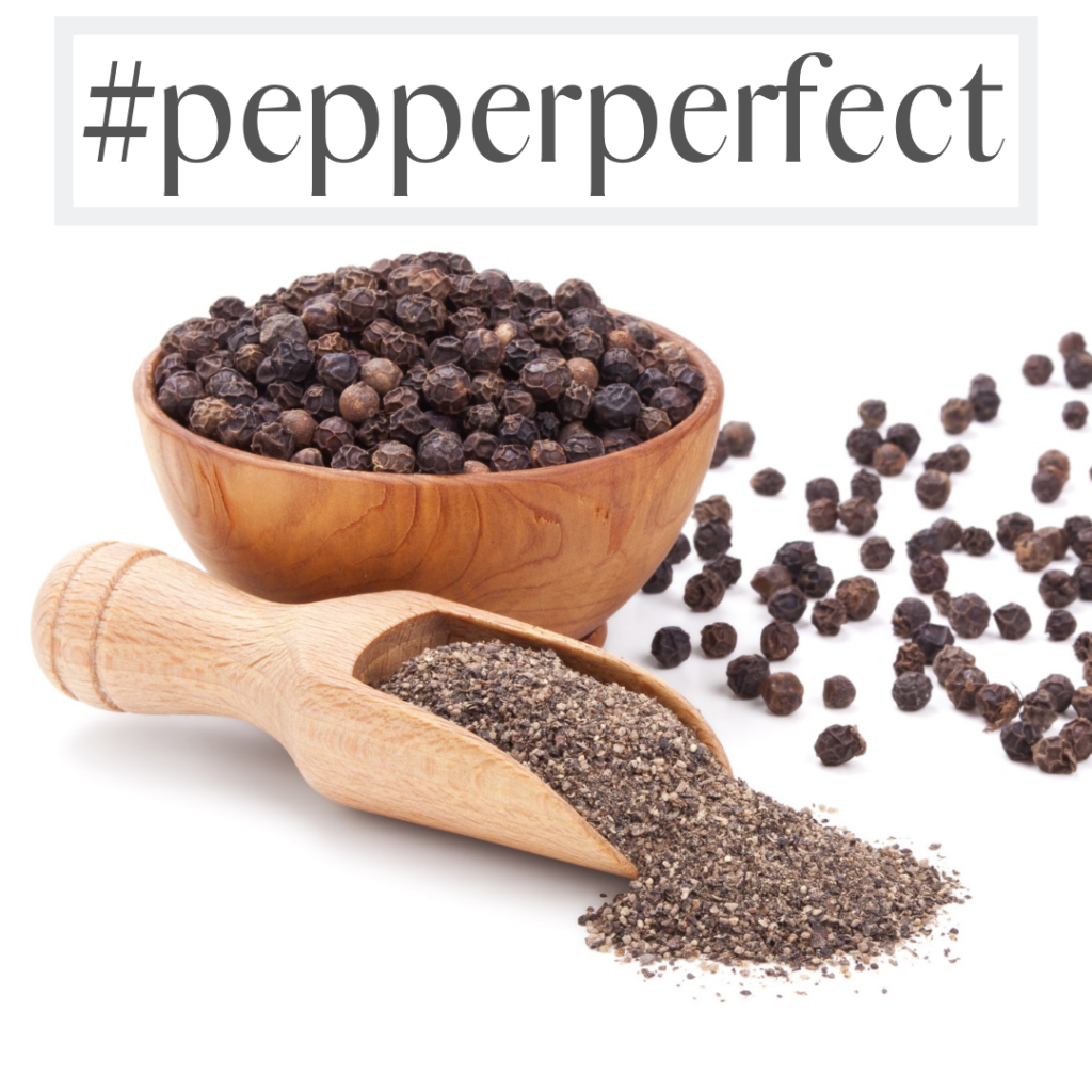 black pepper to release curcumin