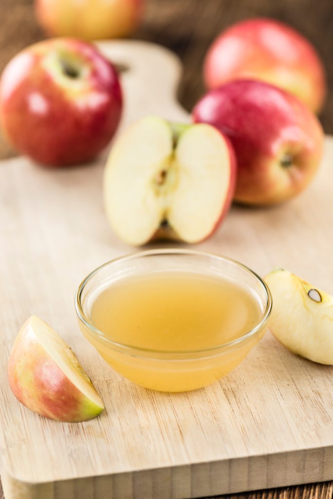 Homemade applesauce is great with turmeric
