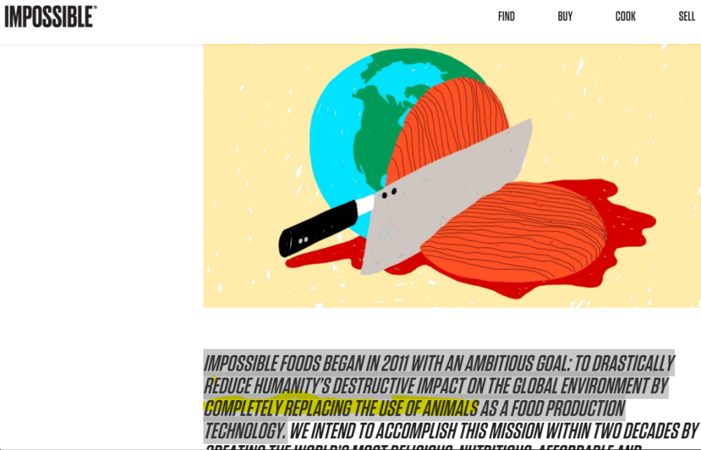 impossible foods statement