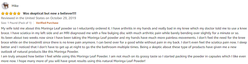 moringa review