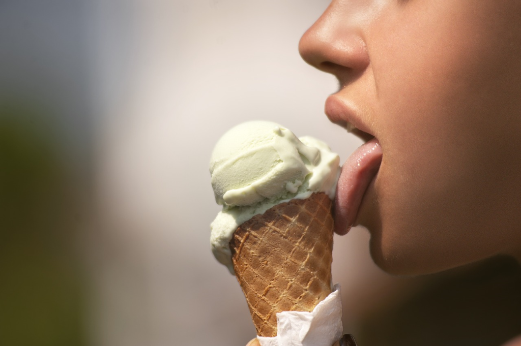 moringa powder in ice cream