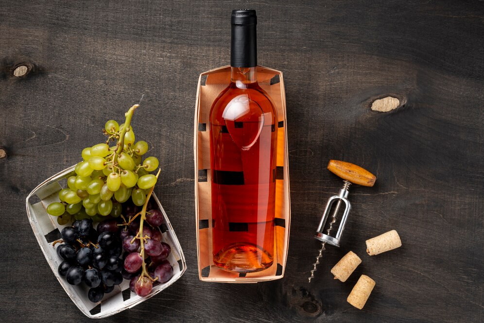 tray-with-wine-bottle-organic-grapes_23-2148414244